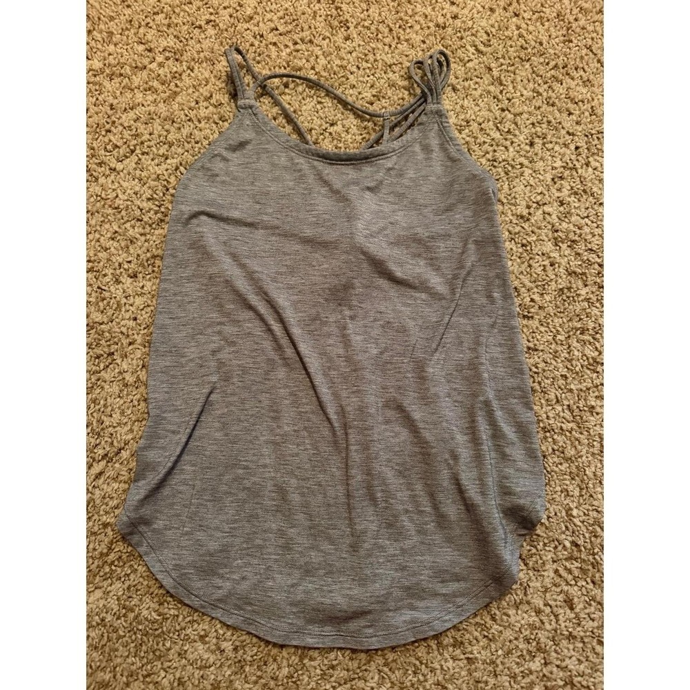Ivivva size 12 Gray strappy tank